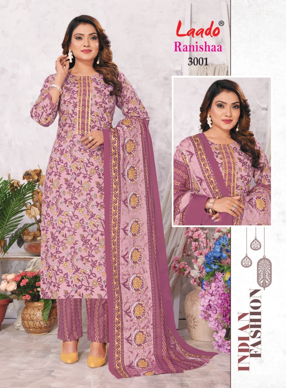 Laado Ranishaa Vol 3 Printed Jaipuri Readymade Suits
